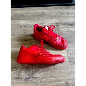 Nike VINTAGE WOMEN'S Air Force 1 '07 VALENTINES DAY‎ LIMITED SZ 9 RARE AF1 9/10
